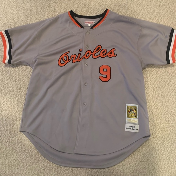 Vintage Orioles Reggie jackson Mitchell Ness Jersey Size 56 - Picture 2 of 7
